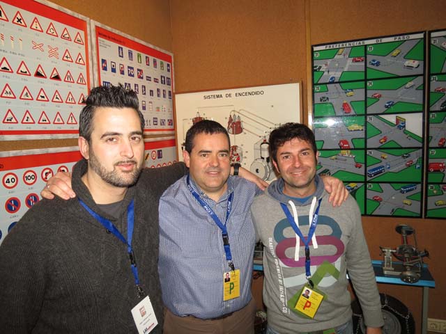 Tres de los Formadores de La Moderna: Diego, Moisés y Fernando.